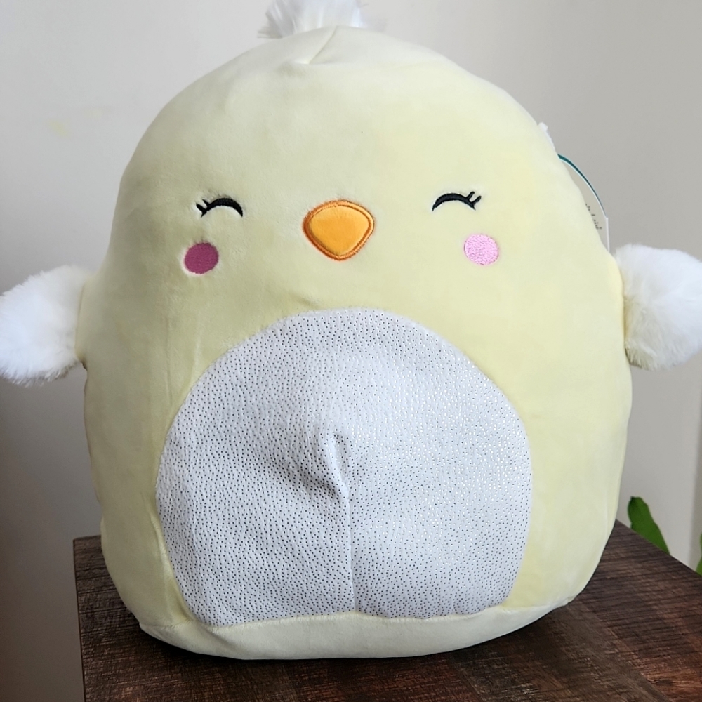 Squishmallows Aimee (Easter Edition) the Chick Closed Eyes 12" Stuffed P…